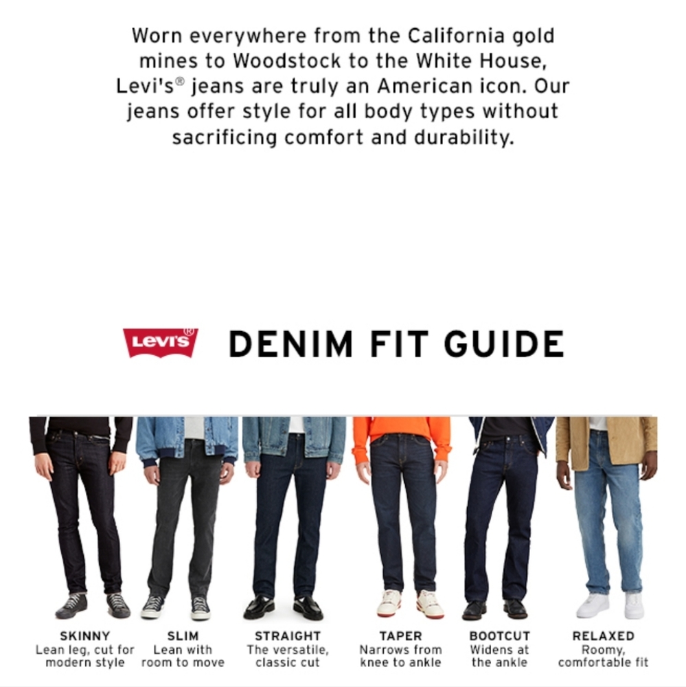 Levi's Men's 505 Regular Fit Denim Jeans ~ Blue - Picture 6 of 16